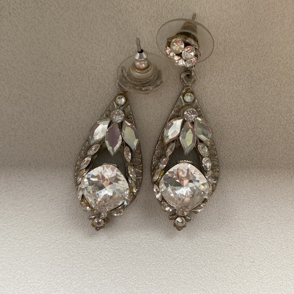 Bridal statement earrings (kleinfeld) - Picture 4 of 4